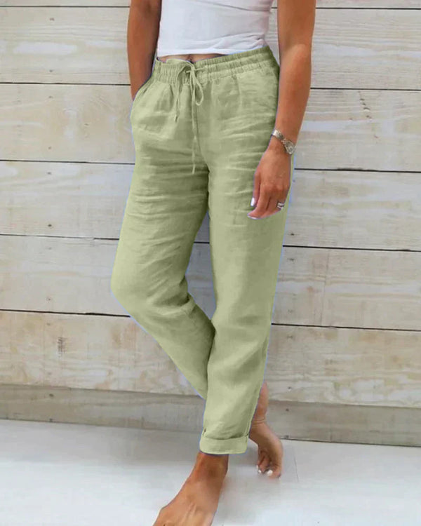Leinenhosen - lässige chic damenhosen