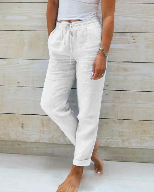 Leinenhosen - lässige chic damenhosen