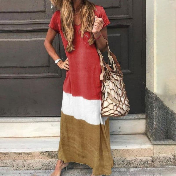 Lässiges maxikleid - elegante alltagsbekleidung für frauen