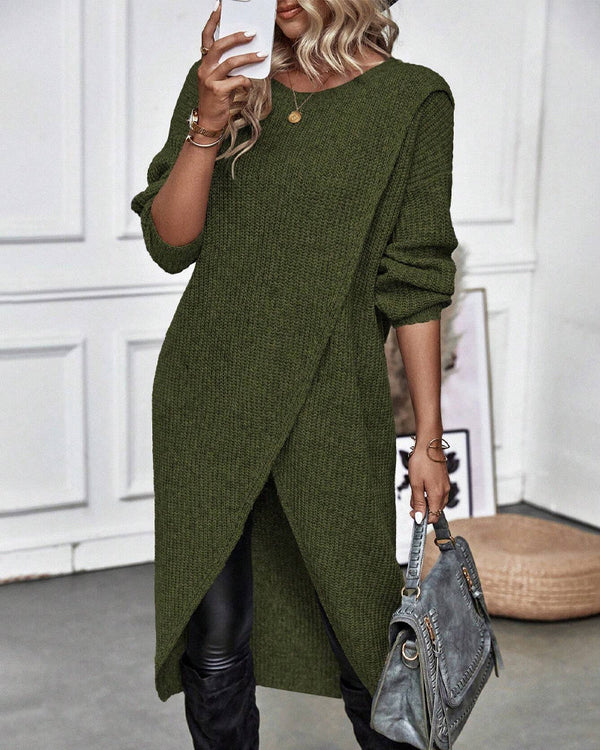 Strickkleid - stylisches damen langarmkleid