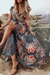 Maxikleid – elegante blumenmuster für den sommer