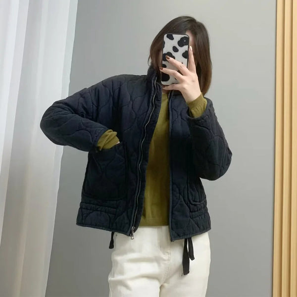 Gepolstert winterjacke - stylische aussenbekleidung für wärme und eleganz