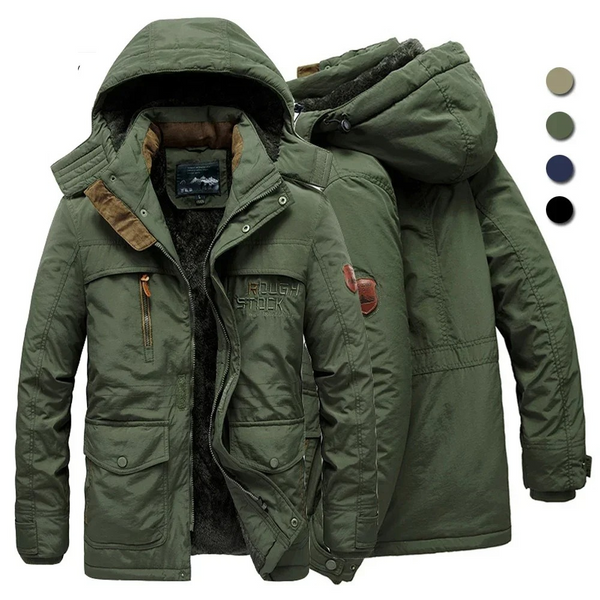 Parka-jacke - robuste, fleecegefütterte oberbekleidung für herren