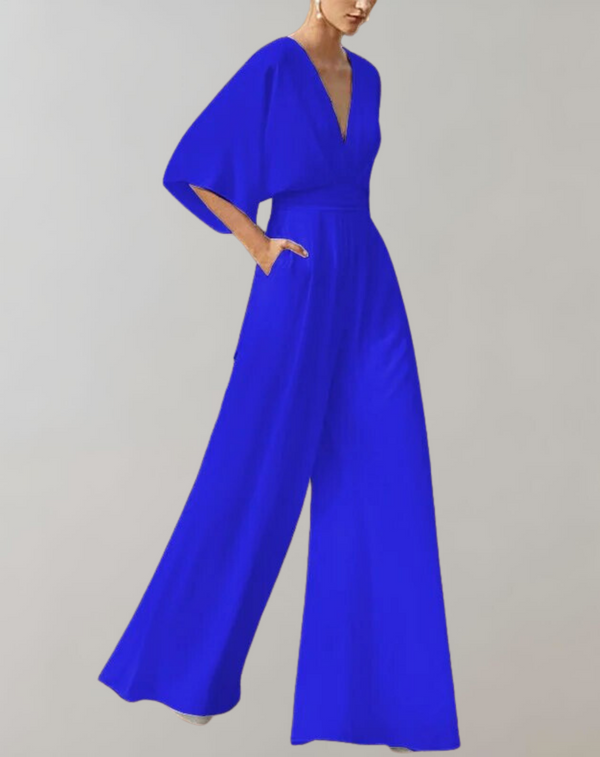 Weitgeschnittene jumpsuit - stilvolles outfit für besondere anlässe