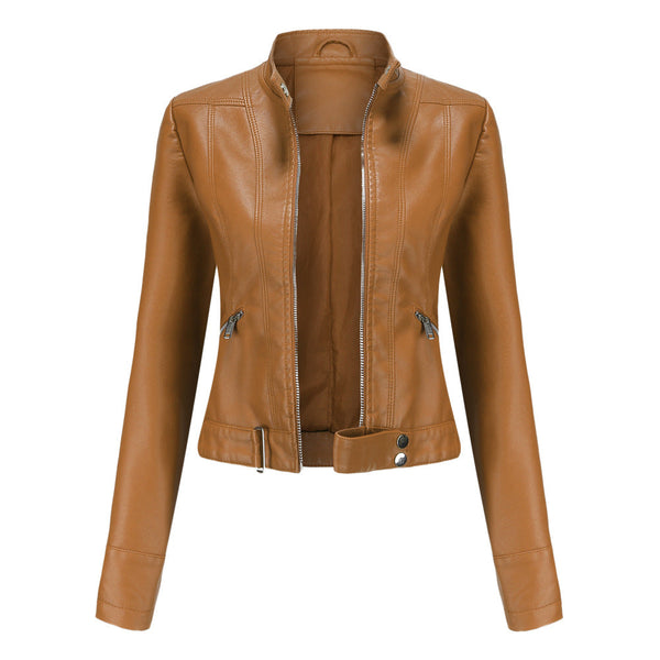 Faux bikerjacke – schicke motorradjacke für damen