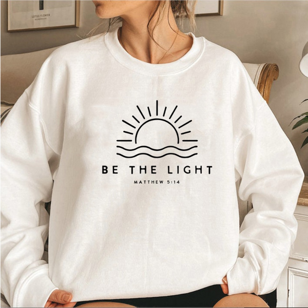 SoulWear Be The Light Pullover – Inspirierender Damen-Sweater mit lässigem Schnitt