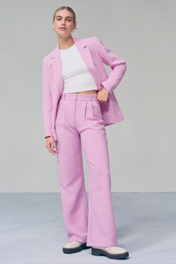 2-teiliger damen-anzugjacke und hose - stylische büro-kleidung
