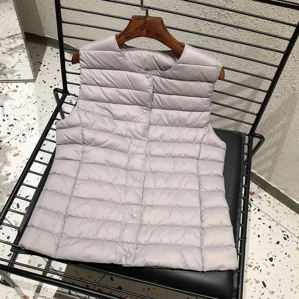 Leichtgewichtige steppweste - damen gilet