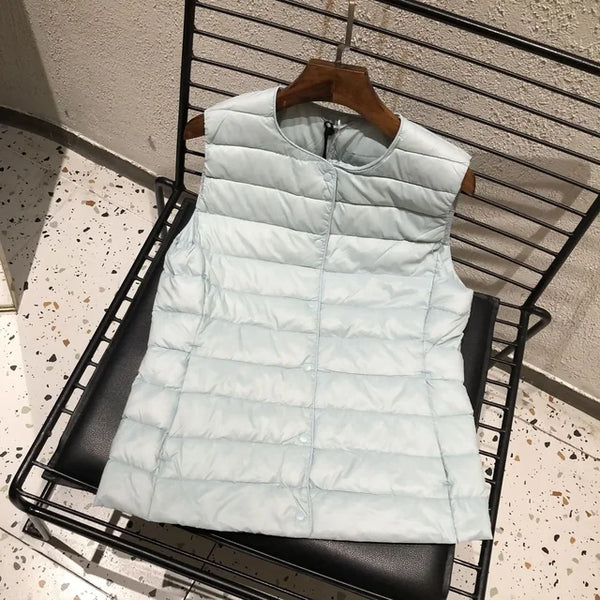 Leichtgewichtige steppweste - damen gilet