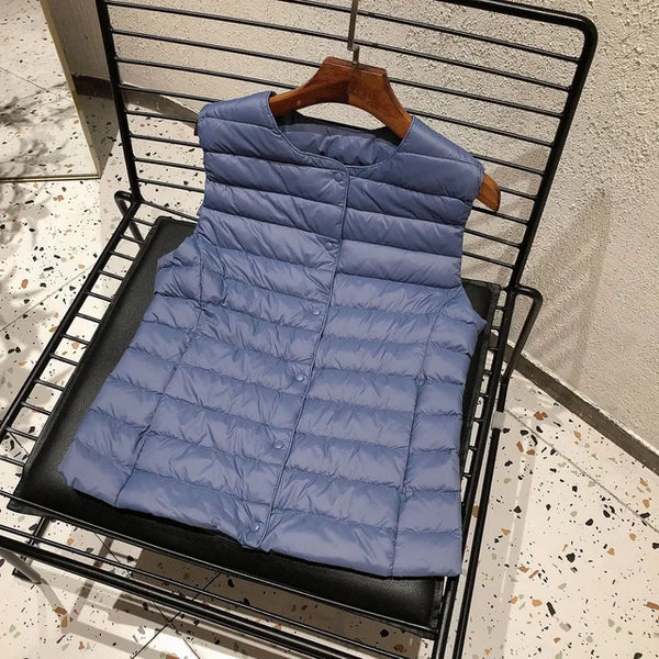 Leichtgewichtige steppweste - damen gilet