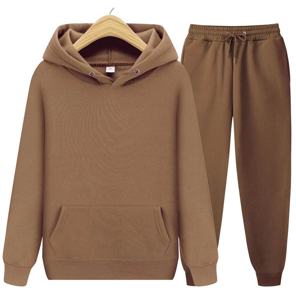 2-teiliger tracksuit - stilvolle schwarze damen kapuzenjacke und jogginghose