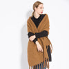 Luxuriöser schal – elegantes winteraccessoire für damen