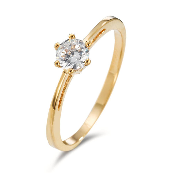 Solitaire Ring – Zeitloses Damen Verlobungsband mit Zirkonia