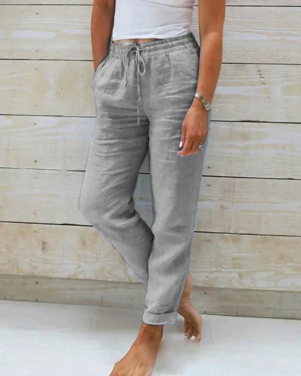 Leinenhosen - lässige chic damenhosen