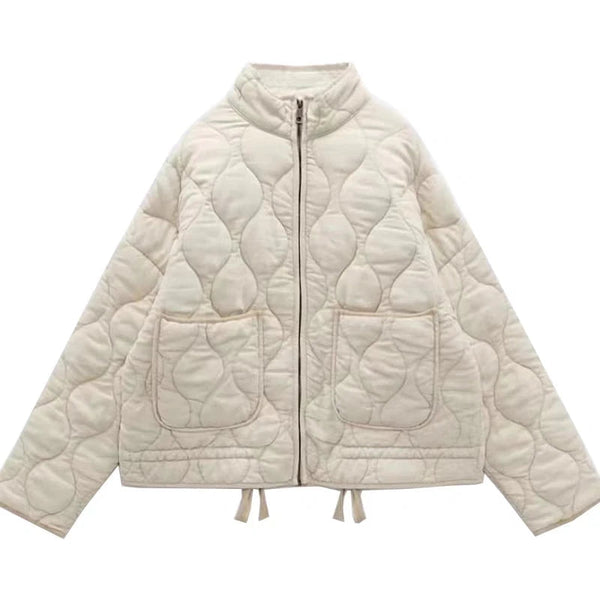 Gepolstert winterjacke - stylische aussenbekleidung für wärme und eleganz