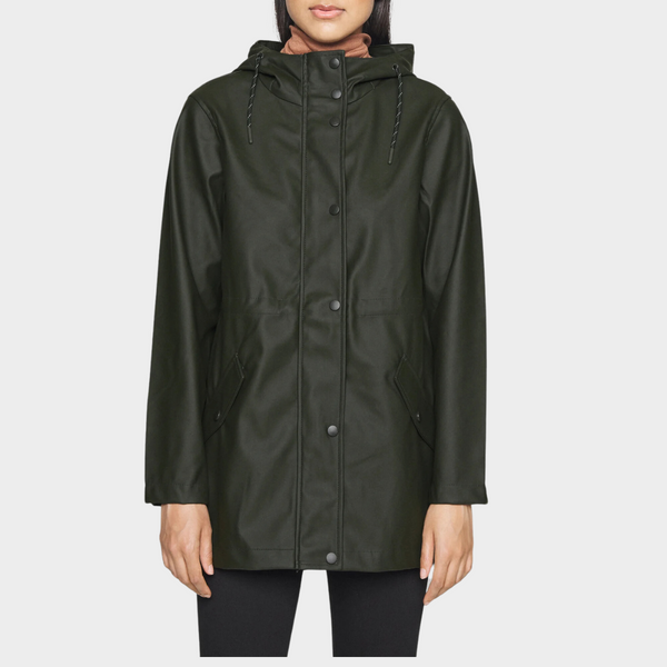 Wasserfeste regenjacke - stilvolle damen regenmantel