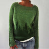 Strickpullover – handgemachter damen-jumper mit geometrischem design
