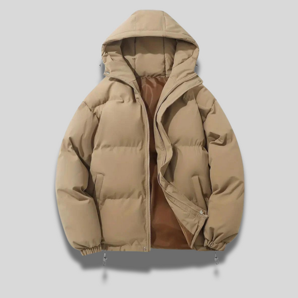 Puffjacke mit kapuze - stilvolle winterjacke für ladies