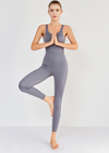 Yoga jumpsuit - stylisches graues activewear für frauen