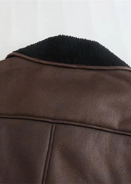 Damenjacke us Kunst – Stilvoll i Braun