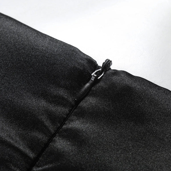 Elegantes abendkleid - schwarze lagen-ladieskleid