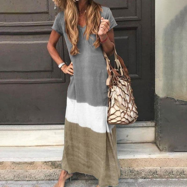 Lässiges maxikleid - elegante alltagsbekleidung für frauen
