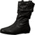 Winter-Stiefeletten für Damen – warme Stiefel mit runder Spitze und flacher Sohle