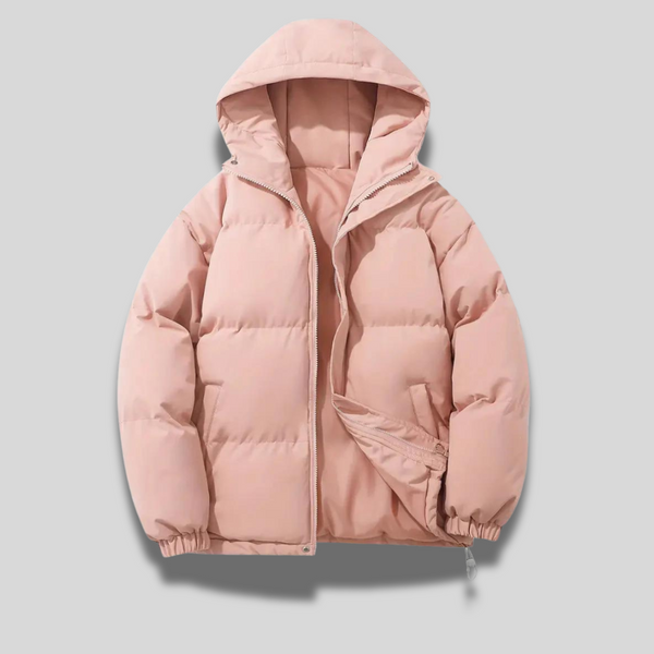 Puffjacke mit kapuze - stilvolle winterjacke für ladies