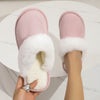 Warme Pantoffeln – Damen Hausschuhe mit Plüschfutter und luxuriösem Wildleder-Look