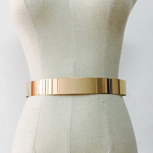 Elegantes Design - Metallische Damen-Gürtel