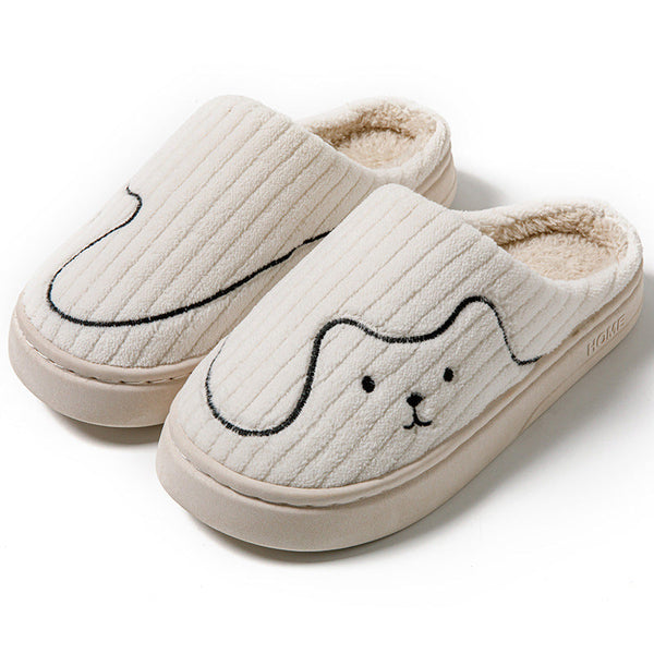 Warme Pantoffeln – Damen Hausschuhe mit süssem Tiermotiv und weichem Futter