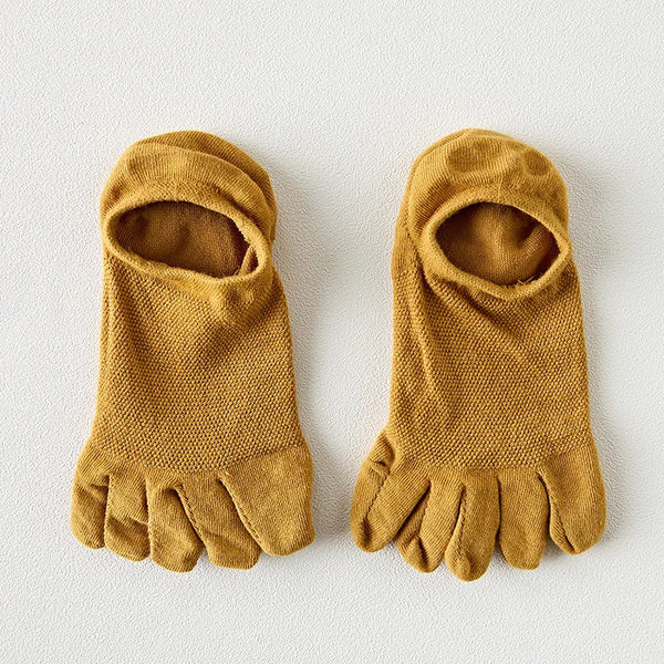 5-teilige zehensocken kollektion - einzigartige baumwoll-zehensocken für damen