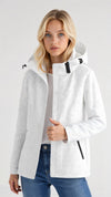 Leichte damen kapuzenjacke - stylische outdoorjacke für frauen