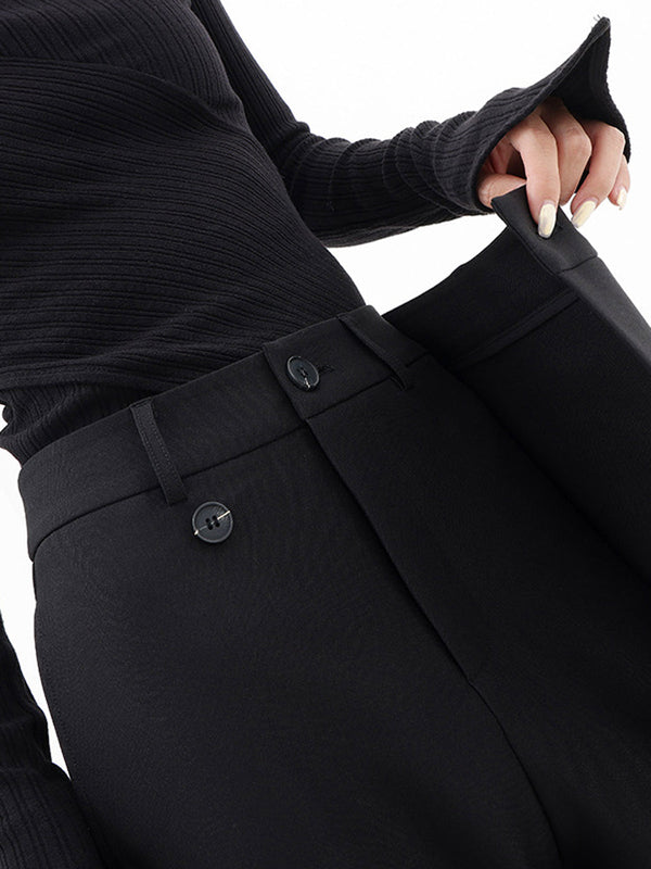 Asymmetrische weite hosen - stilvolle damen-hosen