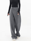Asymmetrische weite hosen - stilvolle damen-hosen