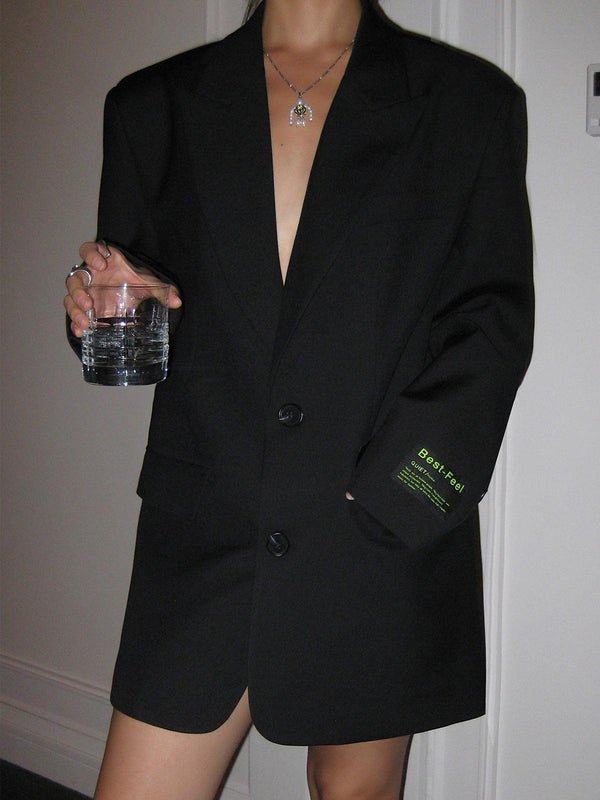 Oversized blazer - massgeschneiderte damenjacke