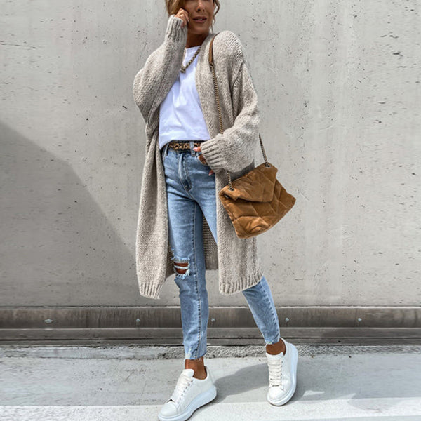 Strickjacke - gemütliche oversized damen strickjacke