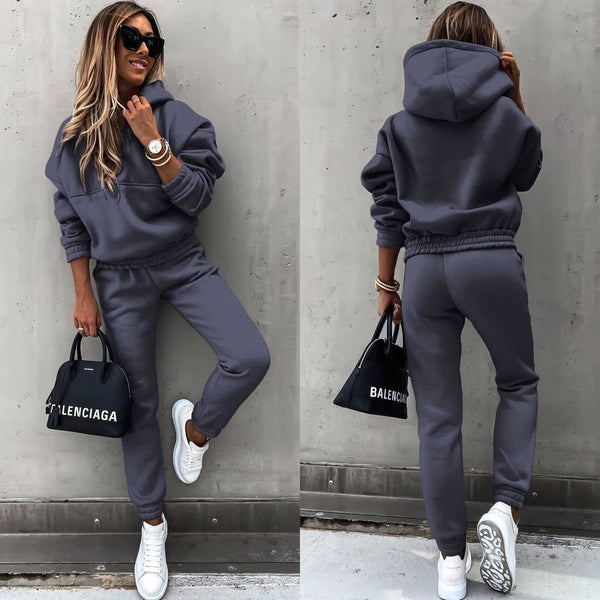 2-teiliges jogging-set - trendige damen-loungewear