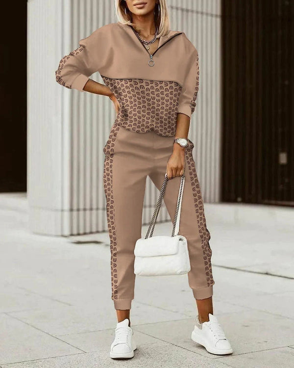 2-teiliger tracksuit - modisch und gemütlich für damen