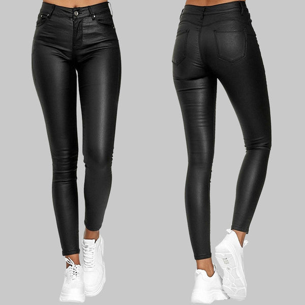 Schlanke kunsthosen - stylische leggings für den alltag