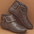 Stilvolle Ankelboots aus Kunst mit Reißverschluss