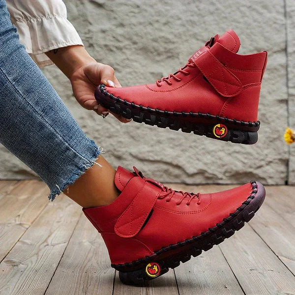Damen outdoor stiefeletten - gemütliche schuhe