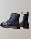 Stiefeletten aus Kunst – hochgeschnittene Damenschuhe