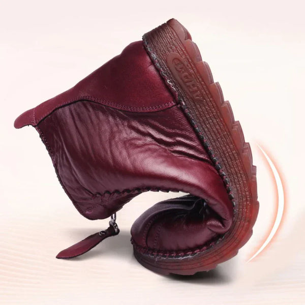 Stiefeletten aus Kunst – stylische Damenschuhe mit Reißverschluss