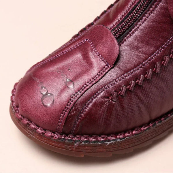 Stiefeletten aus Kunst – stylische Damenschuhe mit Reißverschluss