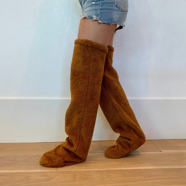 Flauschige beinwärmer - weiche und gemütliche damenmode