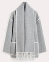 Eleganter mantel für Damen – Oversize Wintermantel mit Schickem Schalkragen