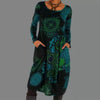 Bohemian maxi-kleid - vintage freizeitkleid für stilvolle frauen