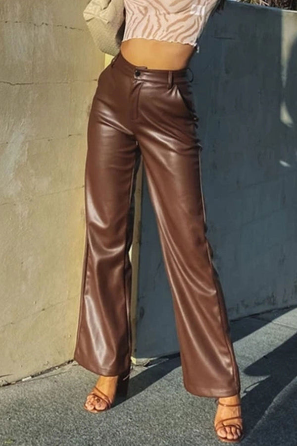 Faux-hosen - hochgeschnittene weit geschnittene damenhosen
