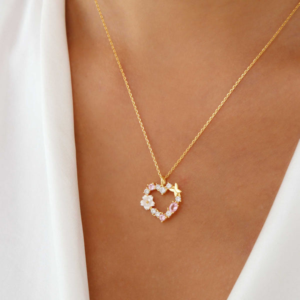 Funkelnder Anhänger – Elegantes Halsband für Damen